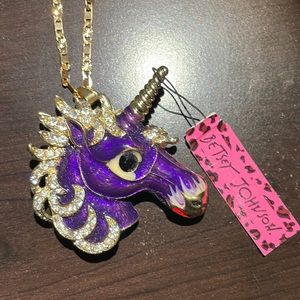 Betsey Johnson Unicorn Necklace